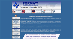 Desktop Screenshot of formacionyserviciosbcn.com