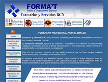 Tablet Screenshot of formacionyserviciosbcn.com